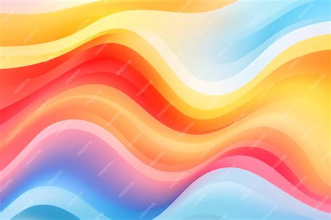 Premium Photo Colorful Gradient Liquid Shapes Background