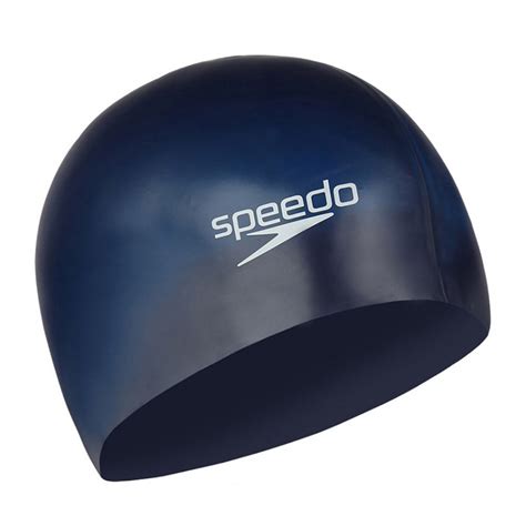 Speedo Reversible Moulded Silicone Cap Black Tile