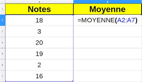 Calculer Une Moyenne