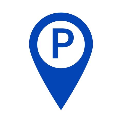 Modern parking map pin icon. Vector. 26529451 Vector Art at Vecteezy