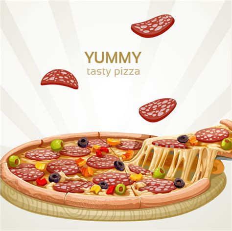 Pizza Background Eps Vector Uidownload