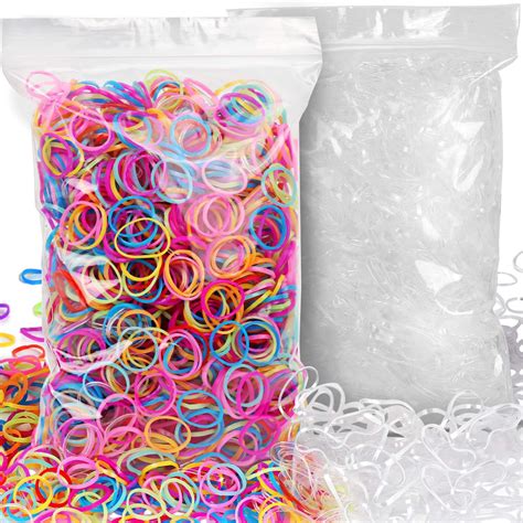 Amazon Ygdz Pcs Elastic Hair Bands Clear Hair Elastics Small