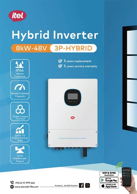 Itel Inverter Kw V Three Phase Hybrid Output Net Metering Solar