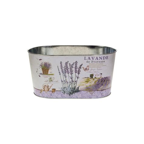 Zinkschale Jardini Re Romantica Mit Lavendel Design Weiss Lavendel