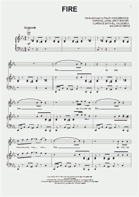 Fire Piano Sheet Music Onlinepianist Hot Sex Picture