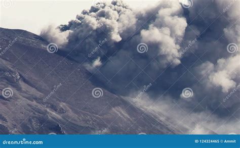 Cotopaxi Volcano Eruption Time Lapse Stock Video Video Of Forest