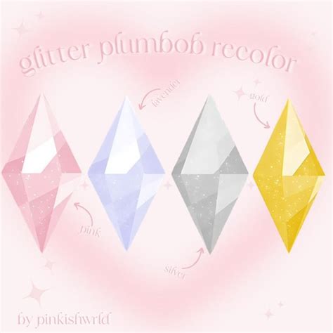 Glitter Plumbob Recolor By Pinkishwrld Pinkishwrld In Sims