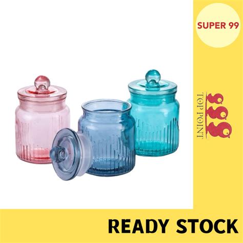 Top Point Airtight Glass Jar Canister Cookies Food Storage Body Jar