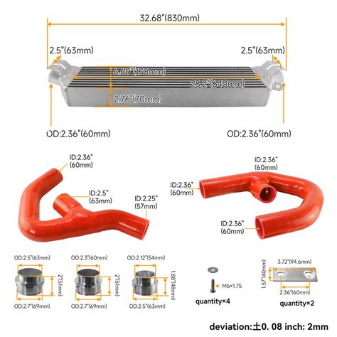 Fmic Intercooler Kit For Audi A3 Vw Golf Mk5 Mk6 Gti Fsi Jetta 2 0t 06
