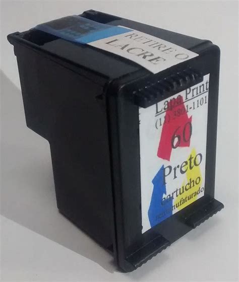 Cartucho Hp 60 Preto Lapaprint