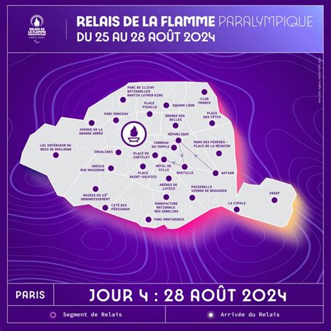 Jeux Paralympiques de Paris 2024 découvrez le parcours du relais de