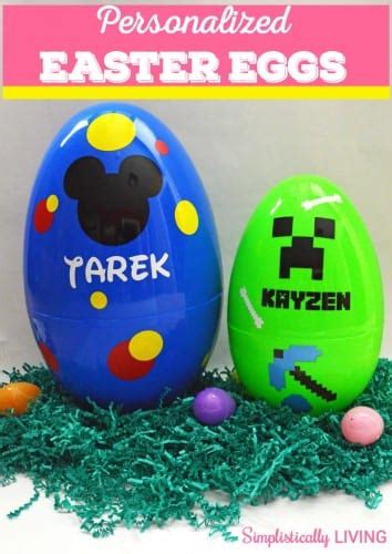 DIY Personalized Easter Eggs