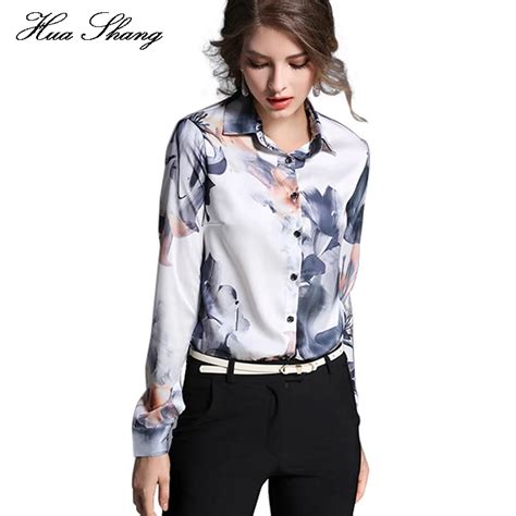 Women Tops And Blouses 2018 New Fashion Women Long Sleeve Floral Print