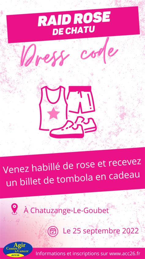 DRESS CODE ROSE AGIR CONTRE LE CANCER ACC26