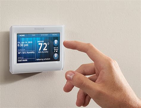honeywell wi fi   day programmable thermostat gadget flow