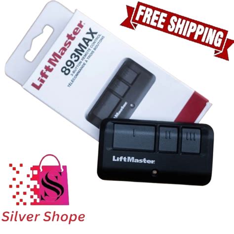 893max 3 Button Liftmaster Visor Remote Control Garage Door Opener Ebay