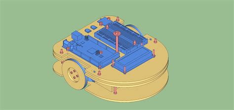 Antonio Vallecillos Dibujo Técnico Tecnología Arduino Robot v07