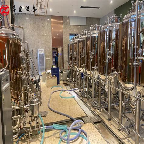 Rose Gold Craft Beer Equipment Case Show Shandong Zunhuang Fermenting