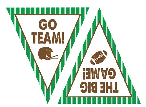 Football, Super Bowl Party Printables - Etsy