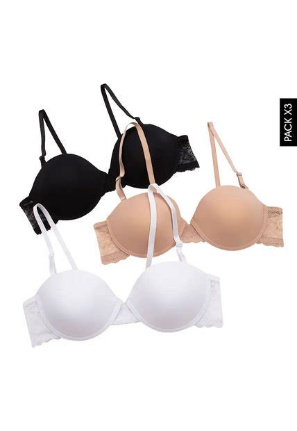 Brasier X Negro Blanco Nude Lili Pink Compra Ahora Dafiti Colombia