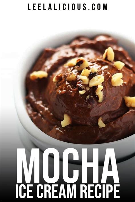 Mocha Ice Cream Recipe Dairy Free Vegan Paleo Leelalicious Nice