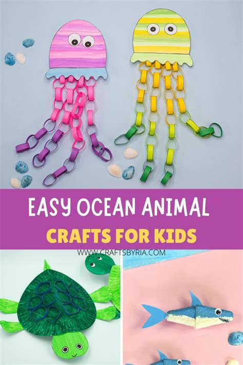 Easy Ocean animal crafts for kids | Ocean animal crafts, Animal crafts for kids, Animal crafts