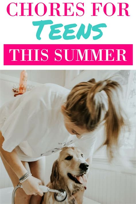 Chores For Teens This Summer To Keep Them Busy - All Things Mamma