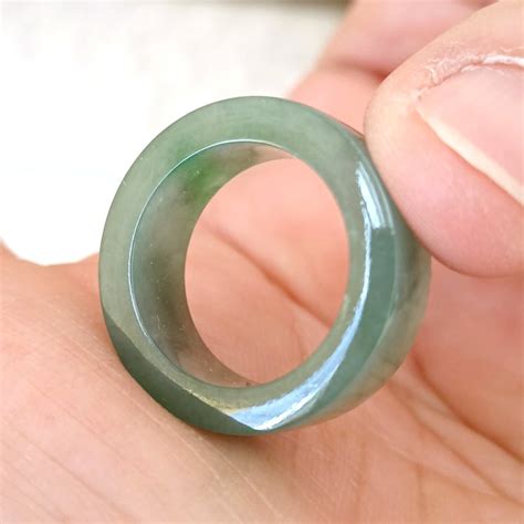 7 1 4 Anillo De Jade De EE UU Anillos De Jade Verde Para Etsy