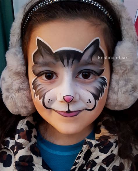 Cat Facepainting by Kristina Art