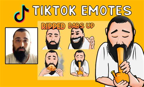 Create Tiktok Emotes Tiktok Emojis Tiktok Subscription Stickers By Sumedajs Fiverr