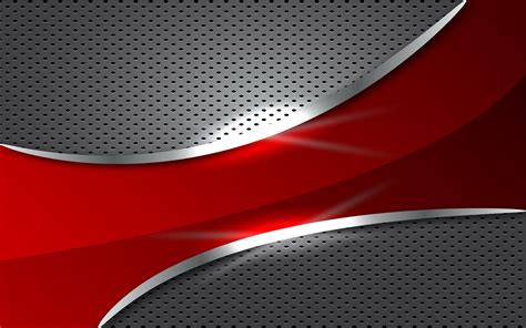 Silver And Red Background