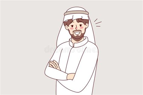 Arabic Muslim Man Beard Portrait Stock Illustrations 639 Arabic