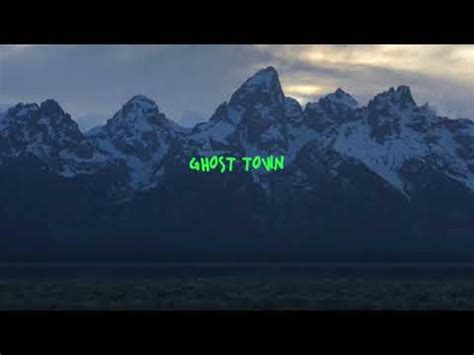 Ghost Town by Kanye West - Songfacts