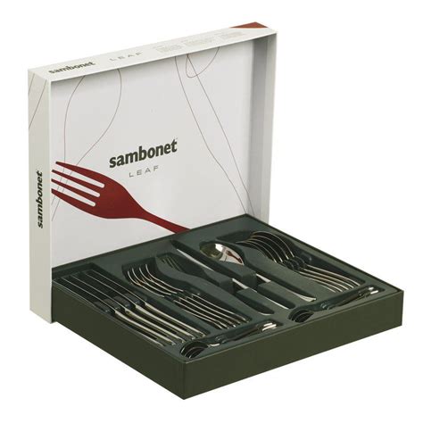 Set Posate Sambonet Leaf Acciaio Pezzi Disponibile Su Cookinglife