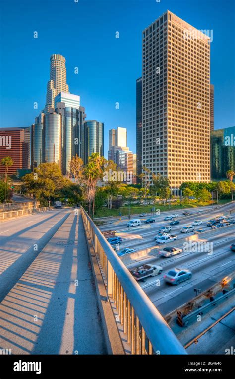 Usa California Los Angeles Downtown Stock Photo Alamy