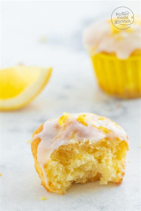 Zitronenmuffins Einfach And Schnell Backen Macht Glücklich