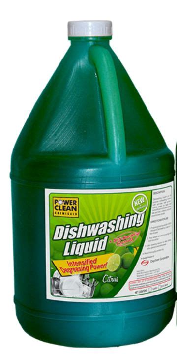 Dishwashing Liquid 1 Gallon Citrus Antibacterial And Lemon Scent