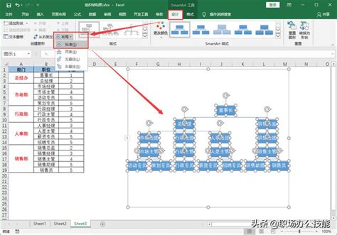 老闆讓我製作組織架構圖，我用了5小時，同事用excel3分鐘搞定 每日頭條