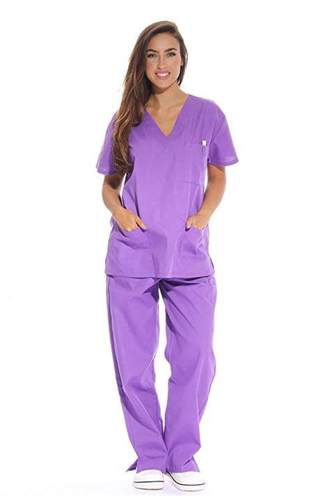 Just Love Womens Scrub Sets Six Pocket Medical Scrubs V