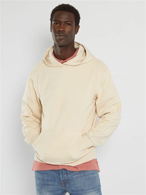 Sweat à capuche Beige crème Kiabi 10 00