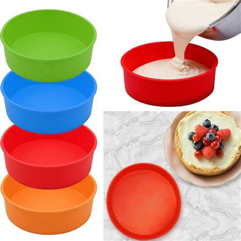 2018 New Round Silicone Cake Mold Baking Mold Mold Baking Silicone