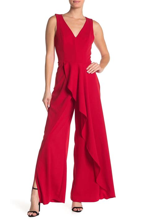 Marina Ruffled Sleeveless Jumpsuit Nordstrom Rack