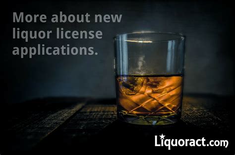 Liquor License Applications - Valuable Info Page. - Liquoract.com