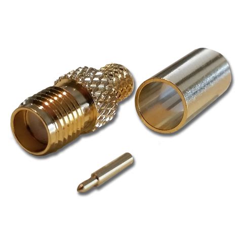 Sma Female Crimp Reverse Pin Rg Commswest Distribution