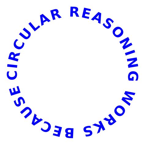 Circular reasoning - Openclipart