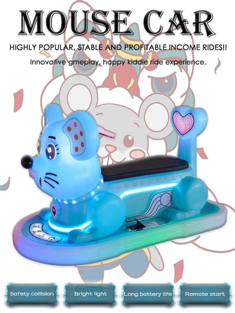 huaqin amusement factory remote control minnie mouse kiddie ride for sale