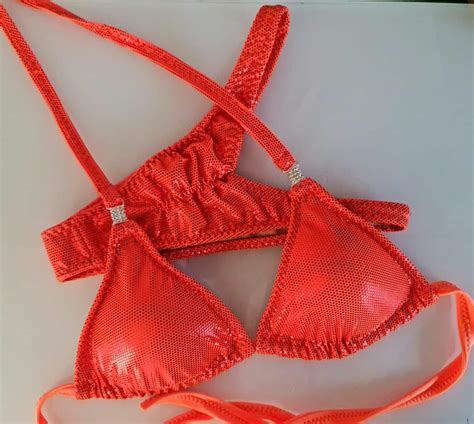 Orange Zitto Bikini Or Wellness Size 6 Bottoms Size B Bra Miss