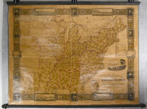 Old World Auctions Auction Lot A New And Embellished Map