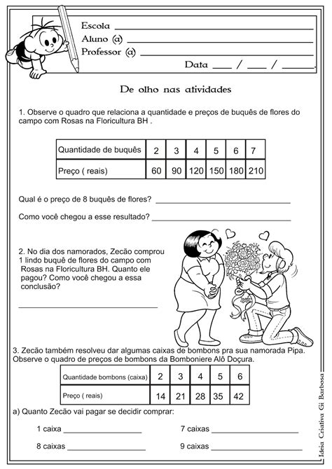 Lipitipi Atividades E Projetos Fundamental I Atividade Matem Tica