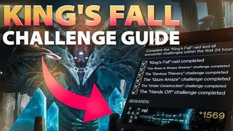 Destiny 2 Kings Fall All Challenges Guide Full Oryx Clear Ft Team